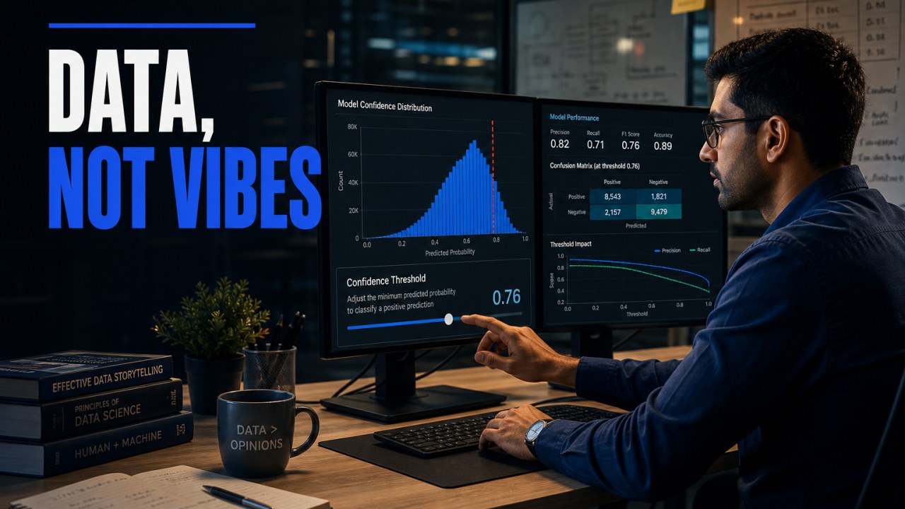 setting confidence thresholds with data not vibes